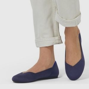 Rothys The Flat Retired Maritime Navy Blue 9.5